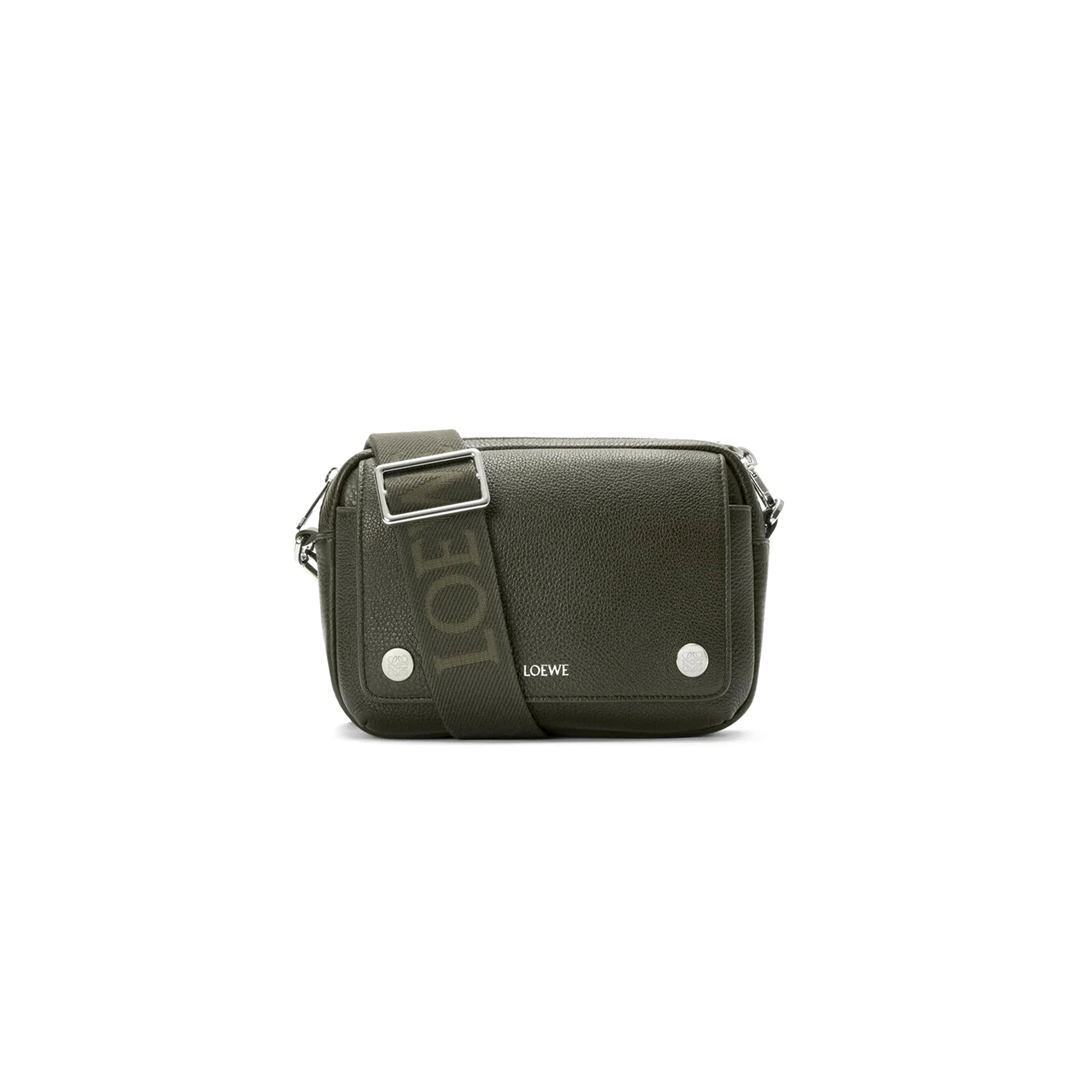 LOEWE SMALL PEBBLE MESSENGER BAG IN SUPPLE GRAINED CALFSKIN BANBPCBX01 (20*12.5*6cm)